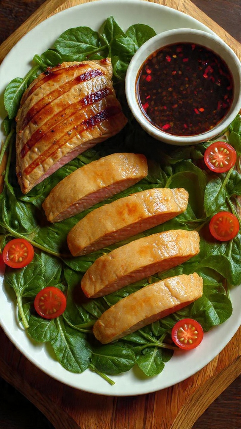 Ensalada de Pollo y Espinacas